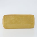 LOUIS VUITTON Monogram Vernis Reade PM Hand Bag Beige M91334 LV Auth 142873-5