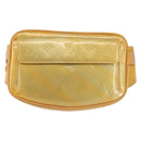 LOUIS VUITTON Monogram Vernis Fulton Waist bag Gris M91041 LV Auth 142875-13