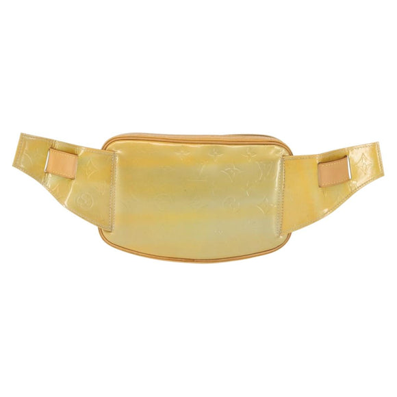 LOUIS VUITTON Monogram Vernis Fulton Waist bag Gris M91041 LV Auth 142875