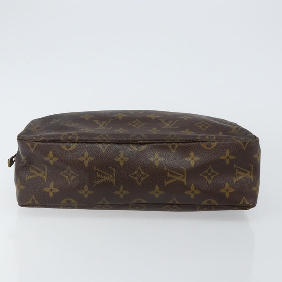 LOUIS VUITTON Monogram Trousse Toilette 28 Clutch Bag M47522 LV Auth 142876