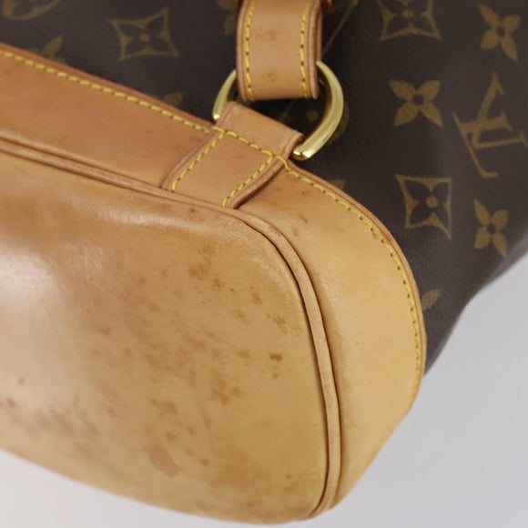 LOUIS VUITTON Monogram Montsouris MM Backpack M51136 LV Auth 142878
