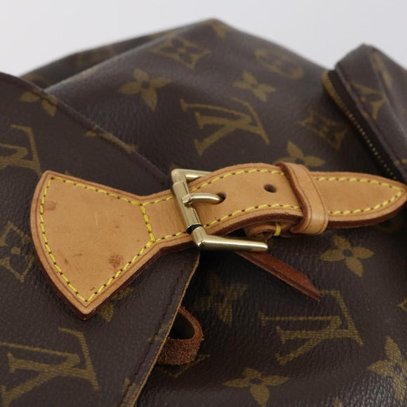 LOUIS VUITTON Monogram Montsouris MM Backpack M51136 LV Auth 142878