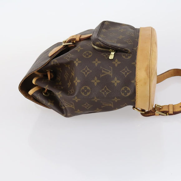 LOUIS VUITTON Monogram Montsouris MM Backpack M51136 LV Auth 142878