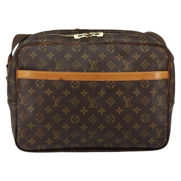 LOUIS VUITTON Monogram Reporter GM Shoulder Bag M45252 LV Auth 142880