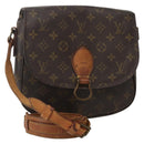 LOUIS VUITTON Monogram Saint Cloud GM Shoulder Bag M51242 LV Auth 142883-1