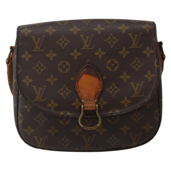 LOUIS VUITTON Monogram Saint Cloud GM Shoulder Bag M51242 LV Auth 142884
