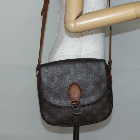 LOUIS VUITTON Monogram Saint Cloud GM Shoulder Bag M51242 LV Auth 142886