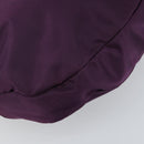 Salvatore Ferragamo Vala Shoulder Bag Nylon Purple Gold Auth 142887-13