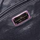 Salvatore Ferragamo Vala Shoulder Bag Nylon Purple Gold Auth 142887-16