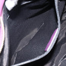 Salvatore Ferragamo Vala Shoulder Bag Nylon Purple Gold Auth 142887-20