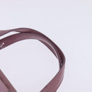 Salvatore Ferragamo Vala Hand Bag Enamel 2way Purple Gold Auth 142888-14