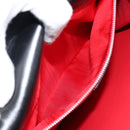 CELINE Hand Bag Leather Black Gold Auth 142890-21