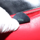 CELINE Hand Bag Leather Black Gold Auth 142890-12