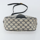 GUCCI GG Supreme Sherry Line Shoulder Bag PVC Navy Gold 89 02 032 Auth 142892-9