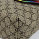 GUCCI GG Supreme Hand Bag PVC Beige 550768 Auth 142895-10