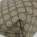 GUCCI GG Supreme Hand Bag PVC Beige 550768 Auth 142895-13