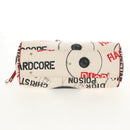 Christian Dior Hardcore Boston Bag Canvas White Red Auth 142899A-8