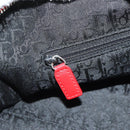 Christian Dior Hardcore Boston Bag Canvas White Red Auth 142899A-24