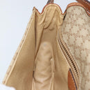 CELINE Macadam Canvas Shoulder Bag PVC Beige Gold Auth 142901-20