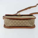CELINE Macadam Canvas Shoulder Bag PVC Beige Gold Auth 142901-9