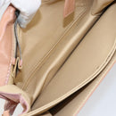 FENDI Shoulder Bag Leather Pink Silver Auth 142903-9