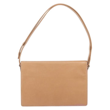 FENDI Shoulder Bag Leather Pink Silver Auth 142903 - 0