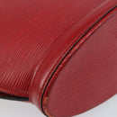 LOUIS VUITTON Epi Saint Jacques Poignees Long Hand Bag Red M52337 Auth 142907-18