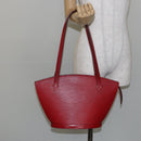 LOUIS VUITTON Epi Saint Jacques Poignees Long Hand Bag Red M52337 Auth 142907-23