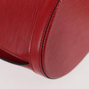 LOUIS VUITTON Epi Cluny Shoulder Bag Red M52257 LV Auth 142909-10