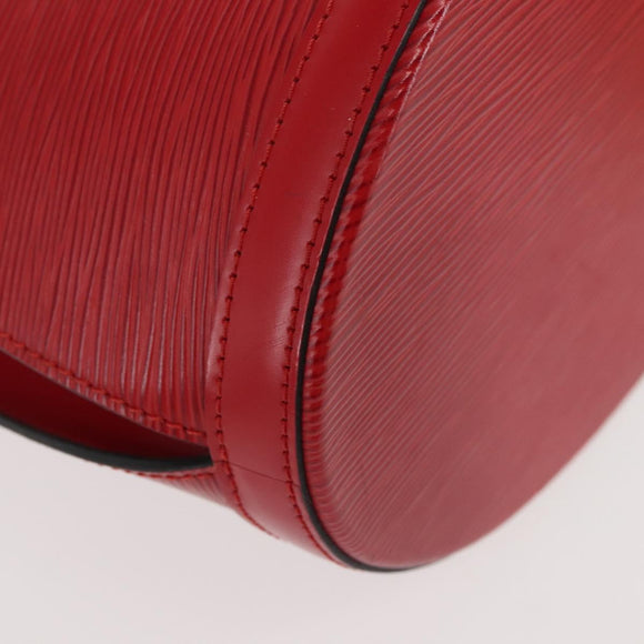 LOUIS VUITTON Epi Cluny Shoulder Bag Red M52257 LV Auth 142909