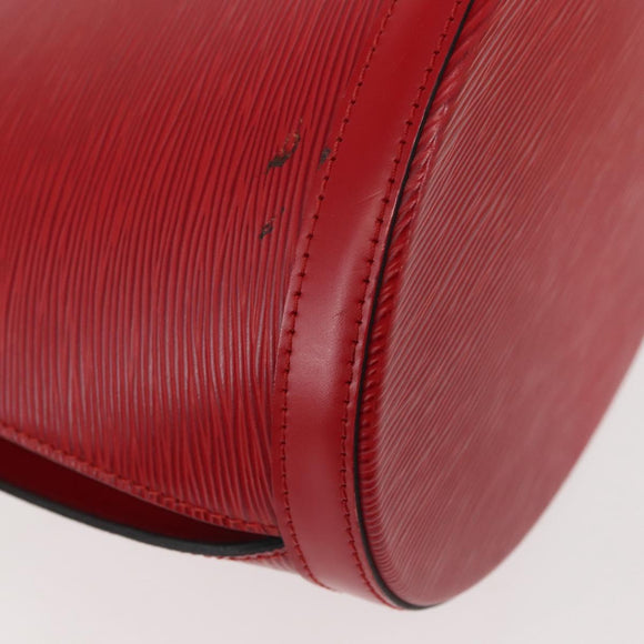 LOUIS VUITTON Epi Cluny Shoulder Bag Red M52257 LV Auth 142909
