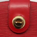LOUIS VUITTON Epi Cluny Shoulder Bag Red M52257 LV Auth 142909-14