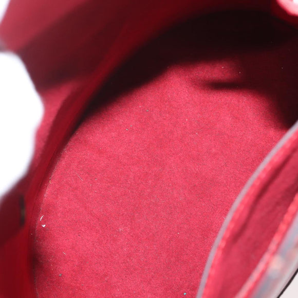 LOUIS VUITTON Epi Cluny Shoulder Bag Red M52257 LV Auth 142909