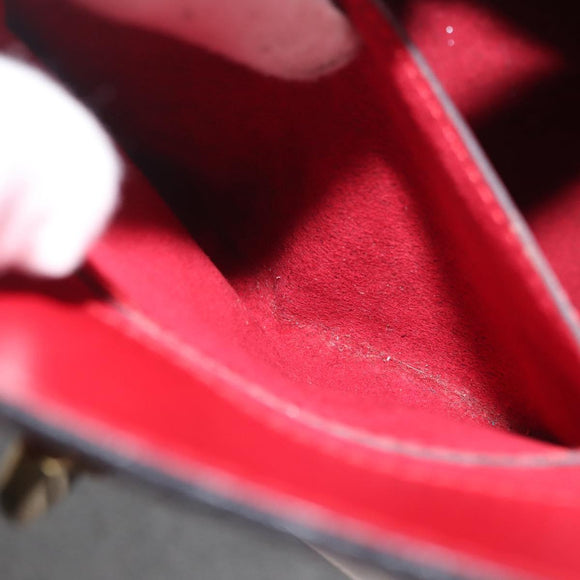 LOUIS VUITTON Epi Cluny Shoulder Bag Red M52257 LV Auth 142909