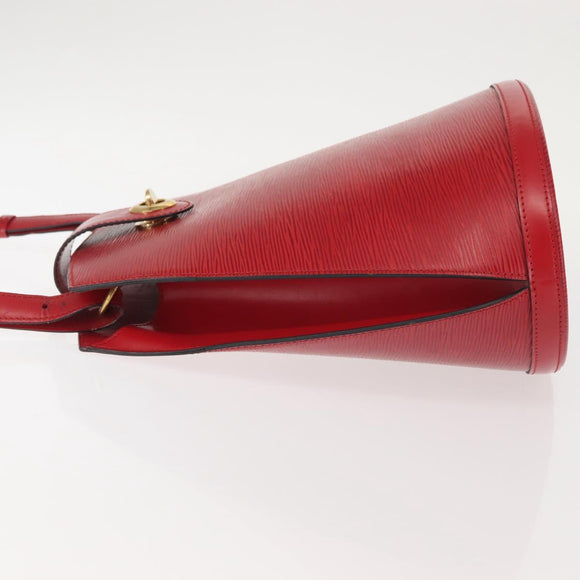 LOUIS VUITTON Epi Cluny Shoulder Bag Red M52257 LV Auth 142909