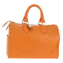 LOUIS VUITTON Epi Speedy 25 Hand Bag Orange Mandarin M5903H LV Auth 142913V-1