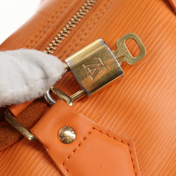 LOUIS VUITTON Epi Speedy 25 Hand Bag Orange Mandarin M5903H LV Auth 142913V