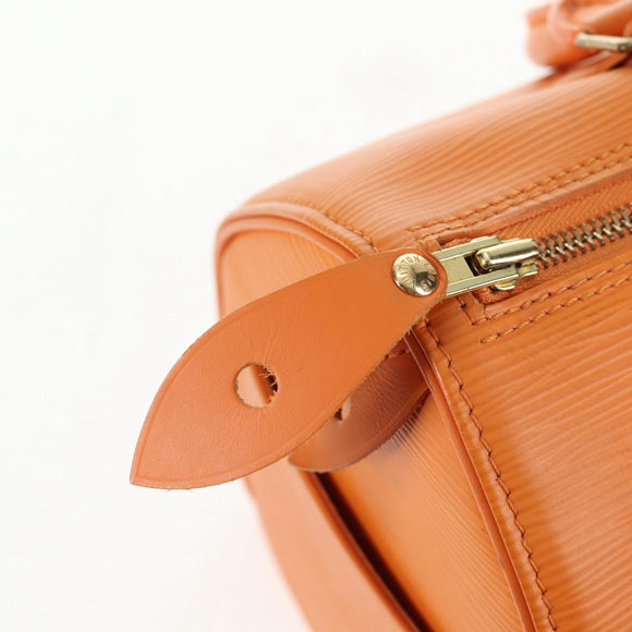 LOUIS VUITTON Epi Speedy 25 Hand Bag Orange Mandarin M5903H LV Auth 142913V