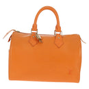 LOUIS VUITTON Epi Speedy 25 Hand Bag Orange Mandarin M5903H LV Auth 142913V-13