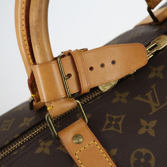 LOUIS VUITTON Monogram Keepall 60 Boston Bag M41422 LV Auth 142915