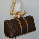 LOUIS VUITTON Monogram Keepall 60 Boston Bag M41422 LV Auth 142915-22