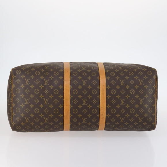LOUIS VUITTON Monogram Keepall 60 Boston Bag M41422 LV Auth 142915
