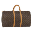 LOUIS VUITTON Monogram Keepall 55 Boston Bag M41424 LV Auth 142917-1
