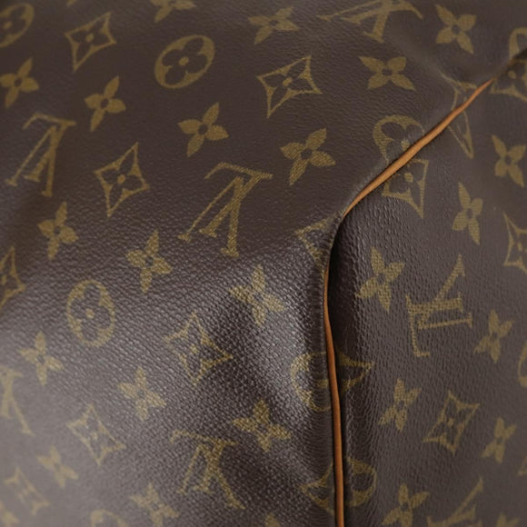 LOUIS VUITTON Monogram Keepall 55 Boston Bag M41424 LV Auth 142917