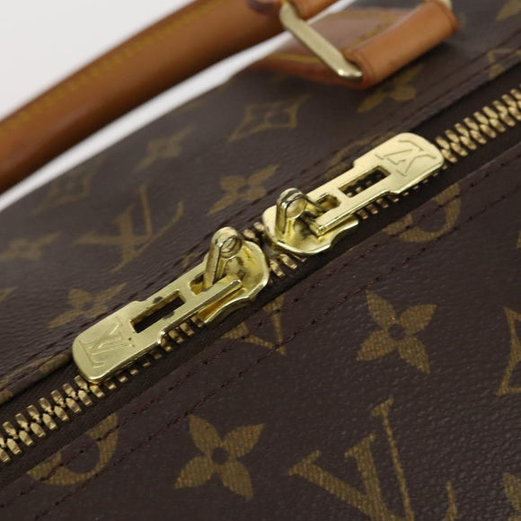LOUIS VUITTON Monogram Keepall 55 Boston Bag M41424 LV Auth 142917