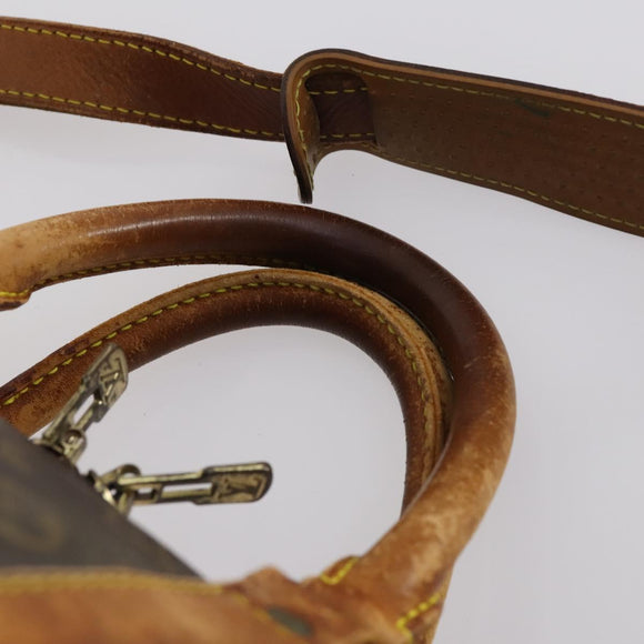 LOUIS VUITTON Monogram Keepall Bandouliere 55 Boston Bag M41414 LV Auth 142919