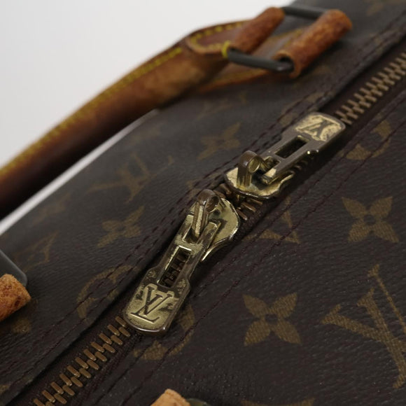 LOUIS VUITTON Monogram Keepall Bandouliere 55 Boston Bag M41414 LV Auth 142919