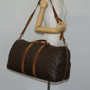 LOUIS VUITTON Monogram Keepall Bandouliere 55 Boston Bag M41414 LV Auth 142919-24