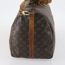 LOUIS VUITTON Monogram Keepall Bandouliere 55 Boston Bag M41414 LV Auth 142919-5