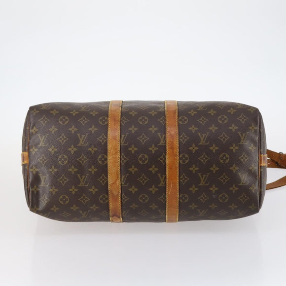 LOUIS VUITTON Monogram Keepall Bandouliere 45 Boston Bag M41418 LV Auth 142920